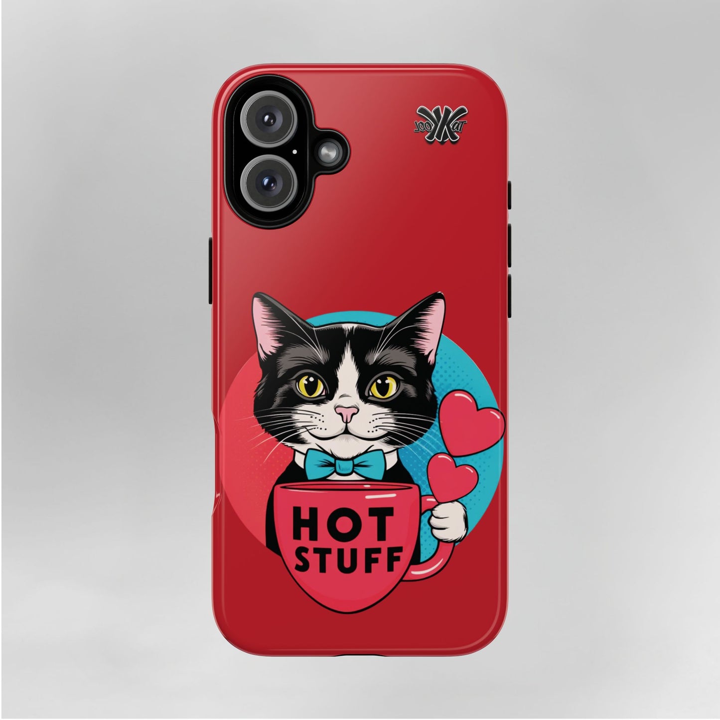 Brewy - "Hot Stuff" KoolKat Tough Phone Case Red