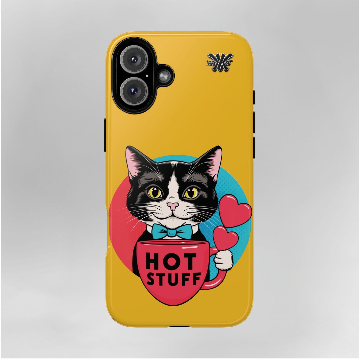 Brewy - "Hot Stuff" KoolKat Tough Phone Case Yellow