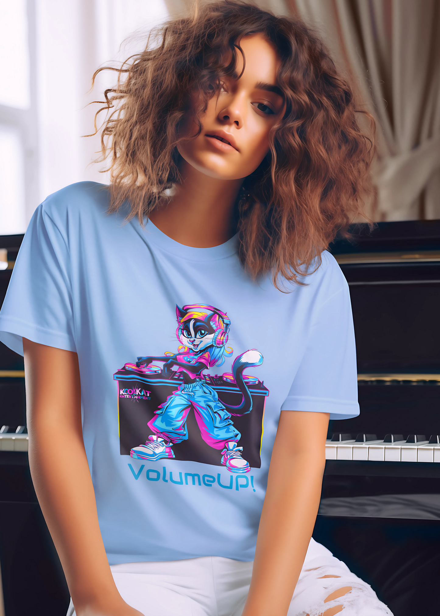 DJ Nora Purr #VolumeUP! Unisex Tee