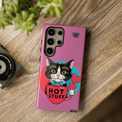 Brewy - "Hot Stuff" KoolKat Tough Phone Case Pink