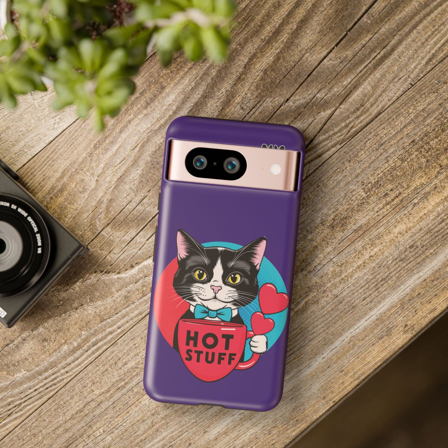 Brewy - "Hot Stuff" KoolKat Tough Phone Case Purple