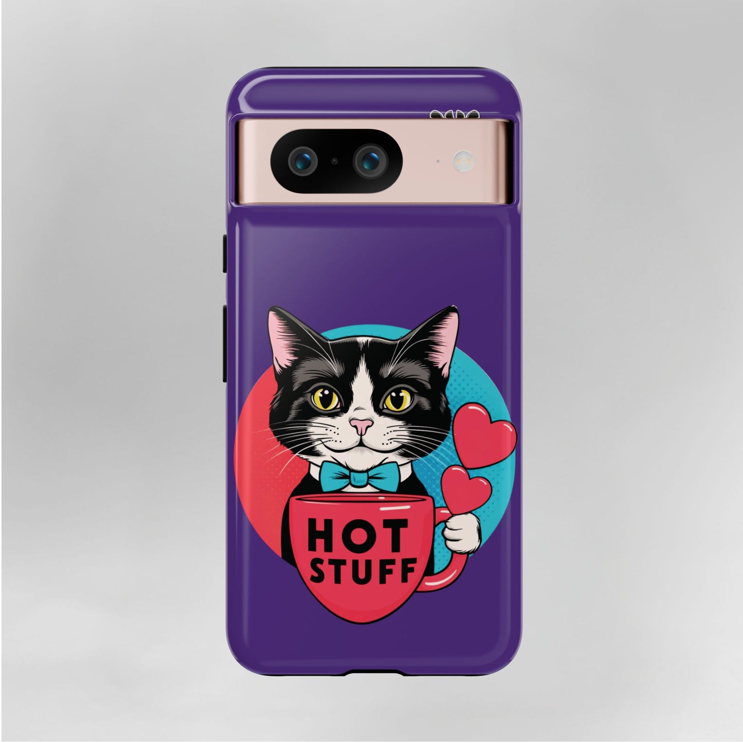 Brewy - "Hot Stuff" KoolKat Tough Phone Case Purple