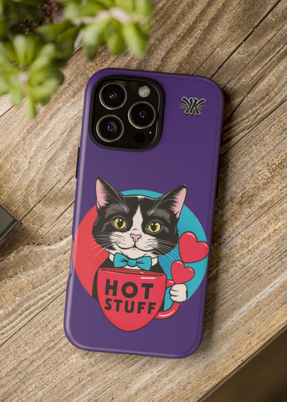 Brewy - "Hot Stuff" KoolKat Tough Phone Case Purple