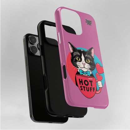 Brewy - "Hot Stuff" KoolKat Tough Phone Case Pink