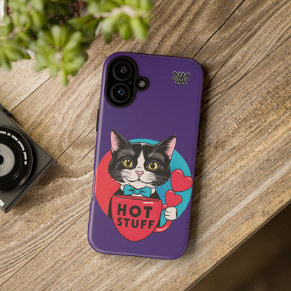 Brewy - "Hot Stuff" KoolKat Tough Phone Case Purple