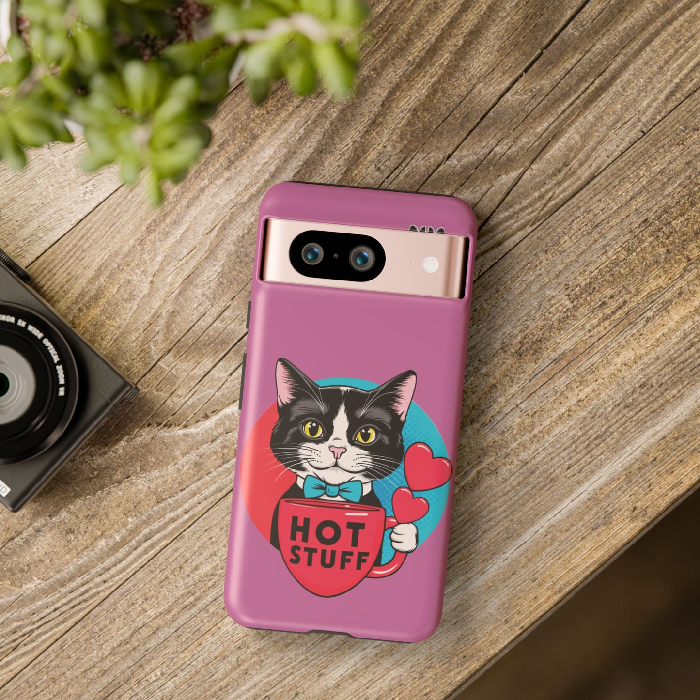 Brewy - "Hot Stuff" KoolKat Tough Phone Case Pink