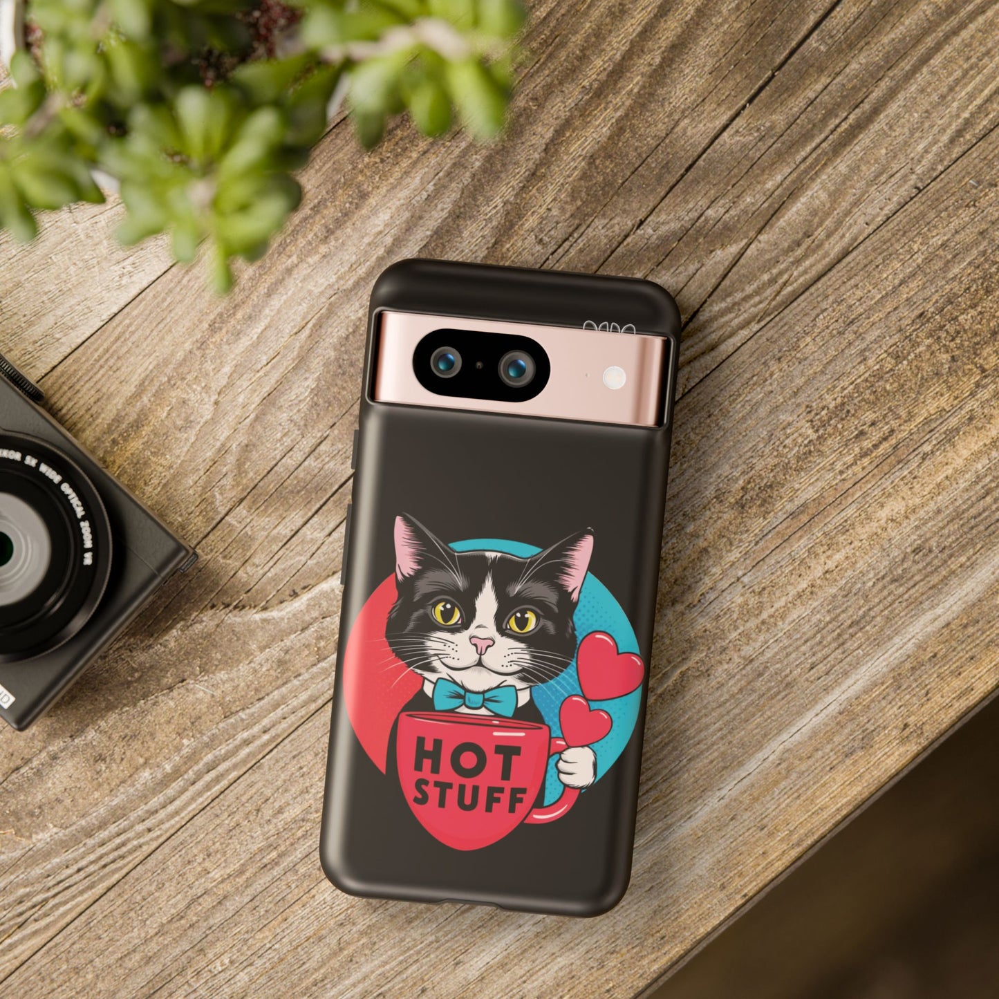 Brewy - "Hot Stuff" KoolKat Tough Phone Case Black