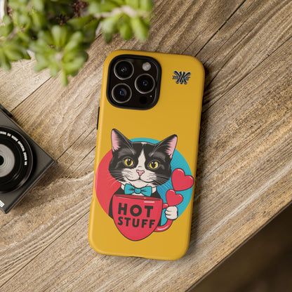 Brewy - "Hot Stuff" KoolKat Tough Phone Case Yellow