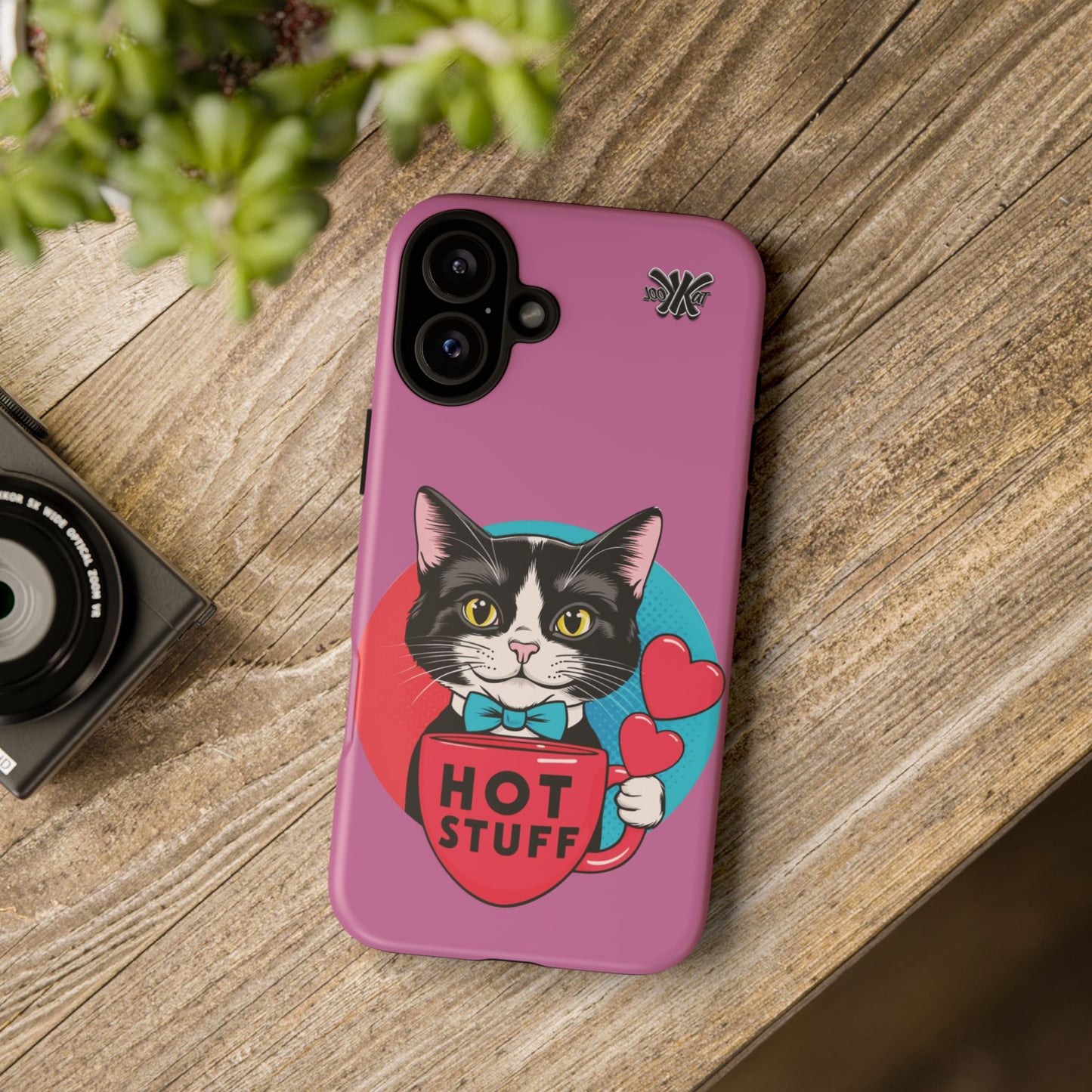 Brewy - "Hot Stuff" KoolKat Tough Phone Case Pink