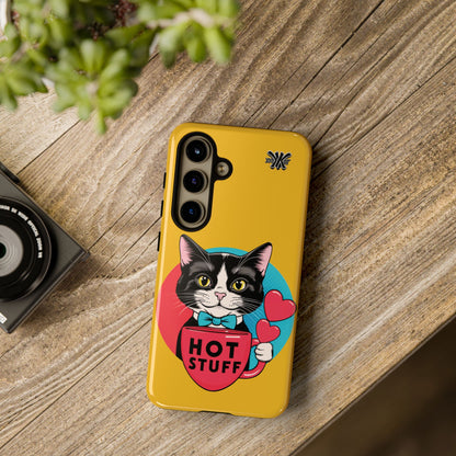 Brewy - "Hot Stuff" KoolKat Tough Phone Case Yellow