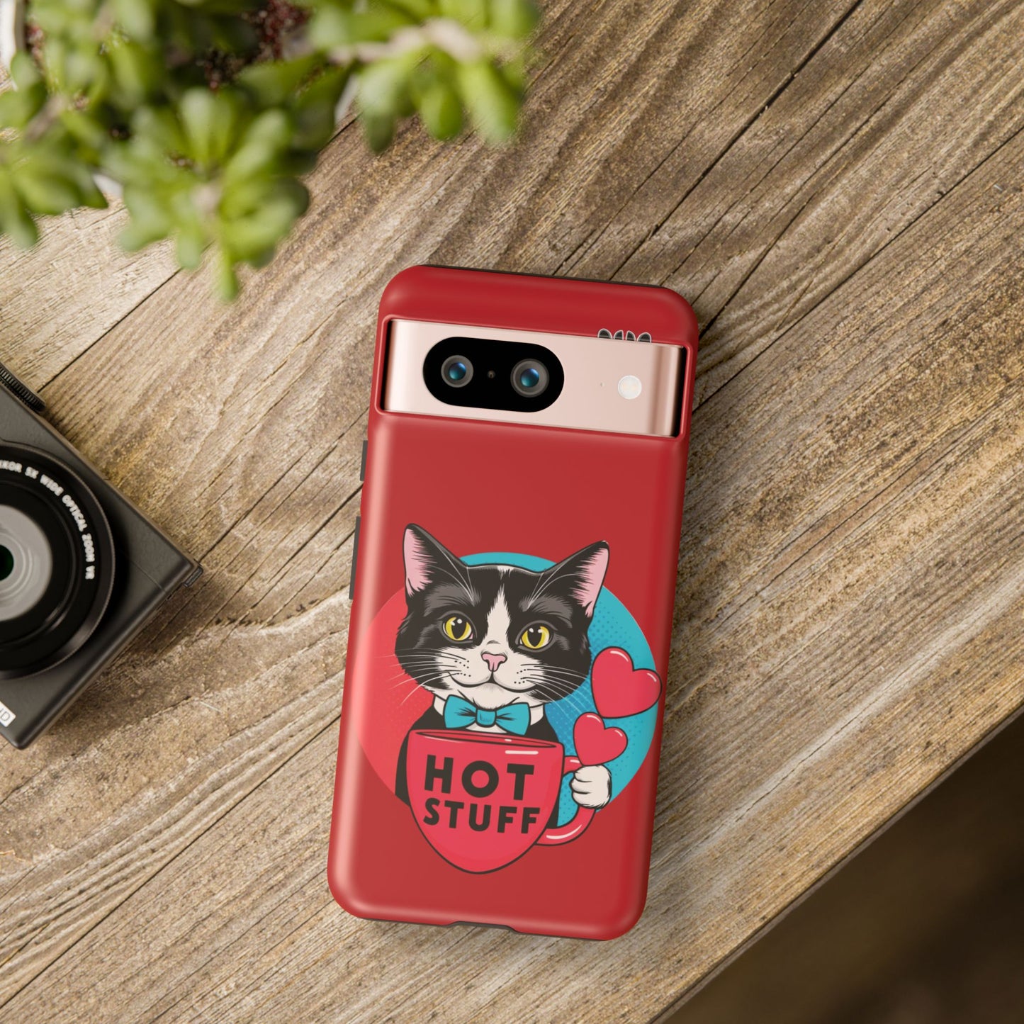 Brewy - "Hot Stuff" KoolKat Tough Phone Case Red