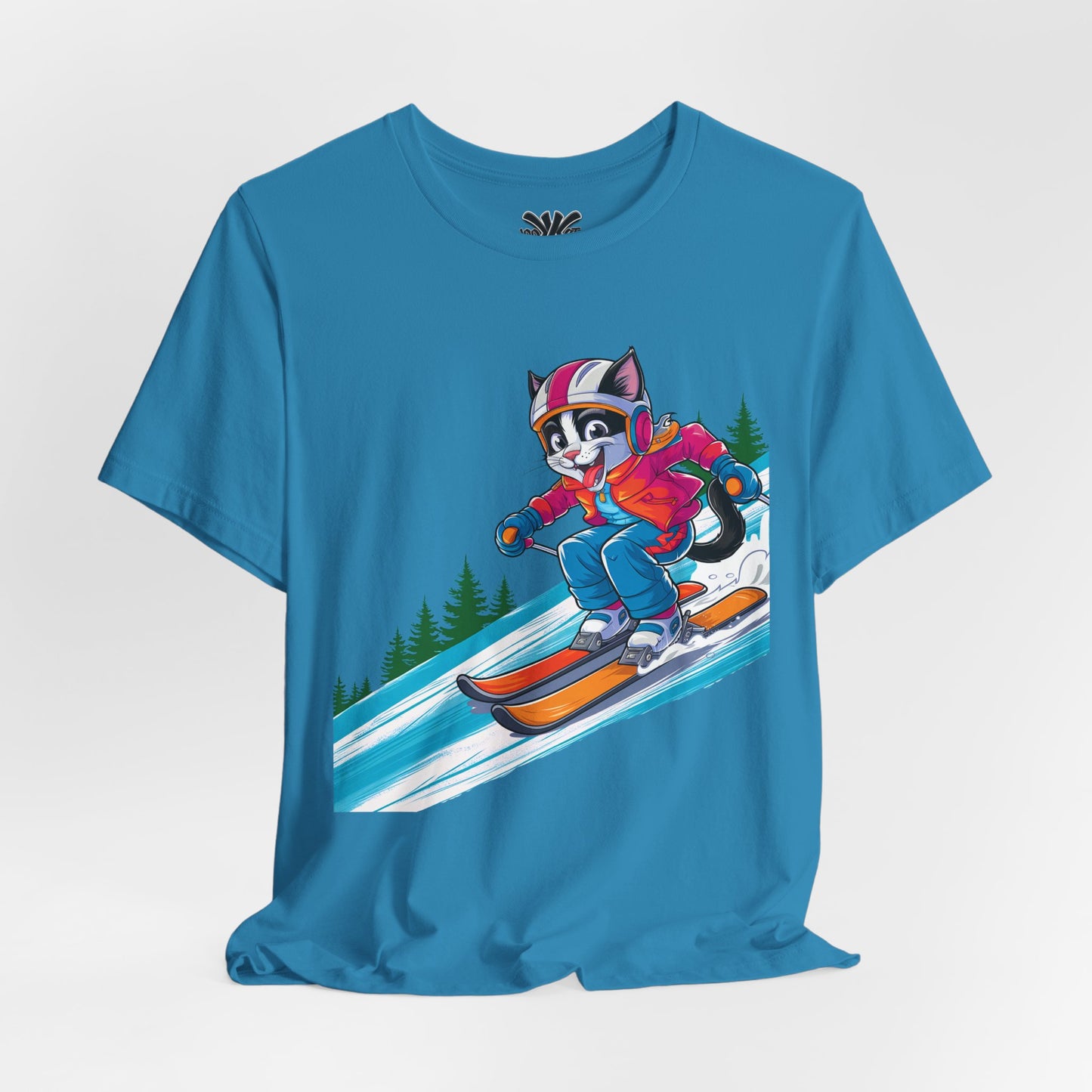 Ziggin' Ziggy - Skiing Cat Tee