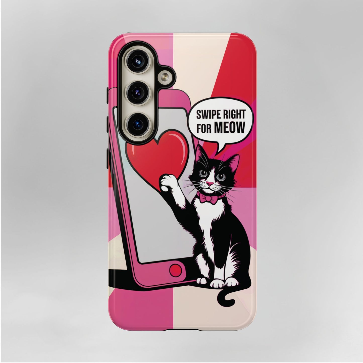 "Swipe For Meow" KoolKat Tough Phone Case