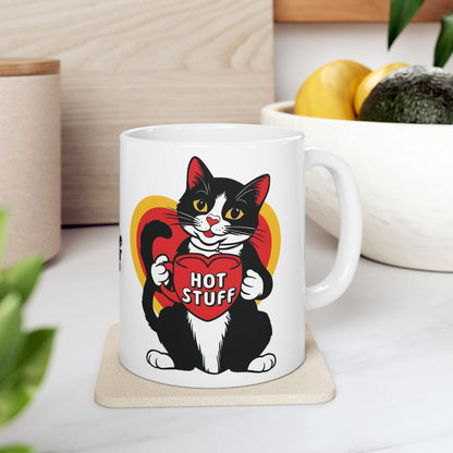 Mocha - "Hot Stuff" Ceramic Mug, (11oz, 15oz)