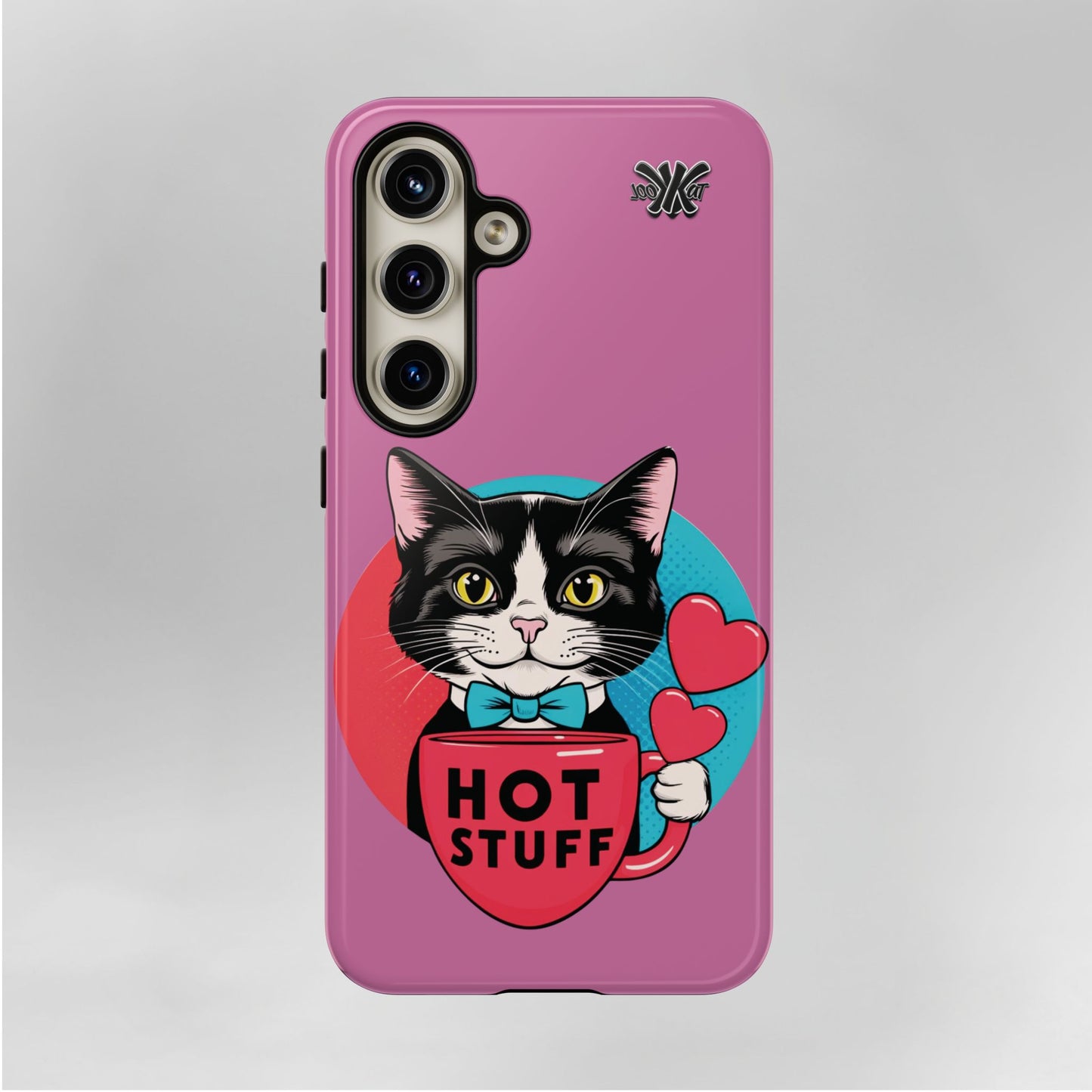 Brewy - "Hot Stuff" KoolKat Tough Phone Case Pink