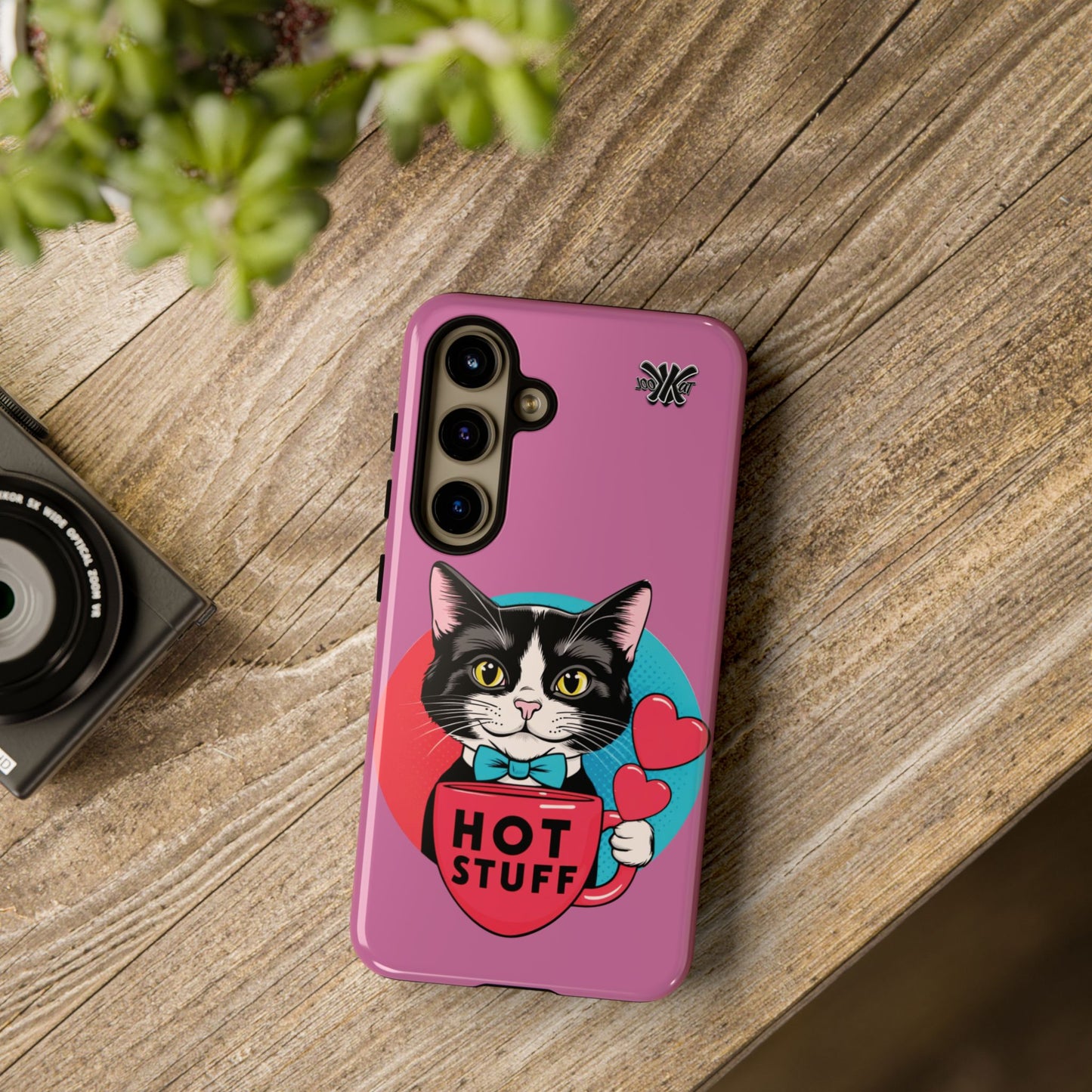 Brewy - "Hot Stuff" KoolKat Tough Phone Case Pink