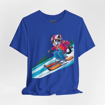 Ziggin' Ziggy - Skiing Cat Tee